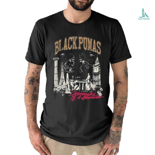 Black Pumas UK EU Tour Shirt