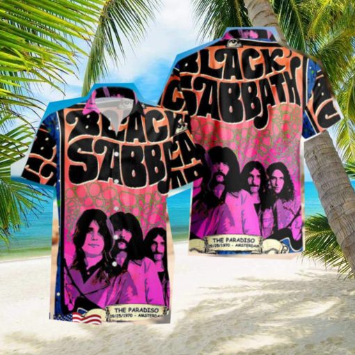 Black Sabbath 1975 Tour Black Sabbath Hawaiian Shirt