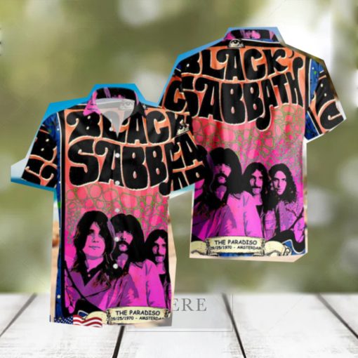Black Sabbath 1975 Tour Black Sabbath Hawaiian Shirt