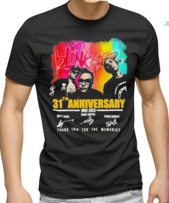 Blink 182 31th Anniversary 1992 2023 Thank You For The Memories T Shirt, hoodie, sweater, long sleeve and tank top Blink 182 31th Anniversary 1992 2023 Thank You For The Memories T Shirt