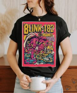 Blink 182 Miami FL Poster For The Concert At Kaseya Center On June 21 2024 Unisex T Shirt