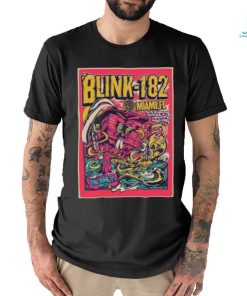 Blink 182 Miami FL Poster For The Concert At Kaseya Center On June 21 2024 Unisex T Shirt
