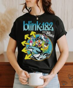 Blink 182 Miami Florida Merch Rabbit Ride The Dolphin Art At Kaseya Center On June 21 2024 Classic T Shirt
