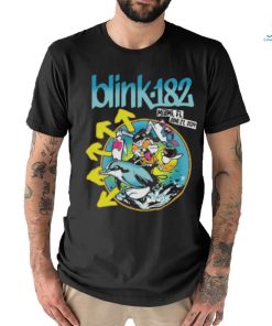 Blink 182 Miami Florida Merch Rabbit Ride The Dolphin Art At Kaseya Center On June 21 2024 Classic T Shirt