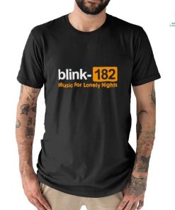 Blink 182 Music For Lonely Nights Logo Shirt