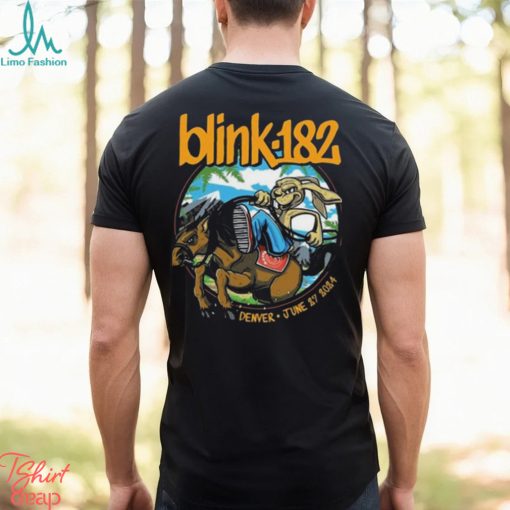 Blink 182 show at ball arena on june 27 2024 shirt