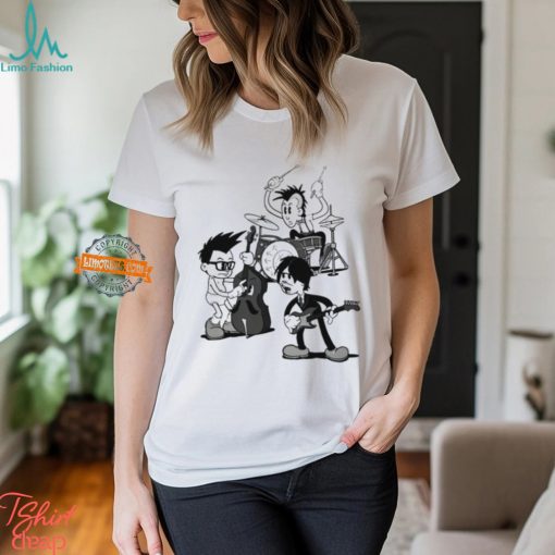 Blink 1932 Punk Band In 1930s Rubber Hose Style Cuphead T Shirt