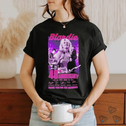 Blondie 49th Anniversary Thank You For The Memories T Shirt
