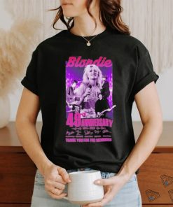 Blondie 49th Anniversary Thank You For The Memories T Shirt