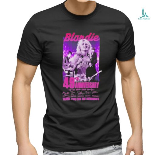 Blondie 49th Anniversary Thank You For The Memories T Shirt