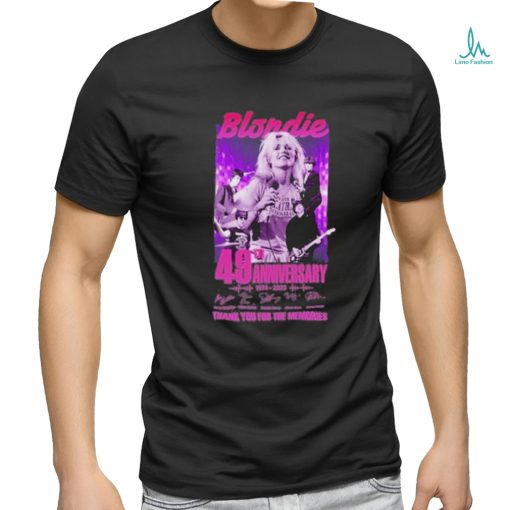 Blondie 49th Anniversary Thank You For The Memories T Shirt