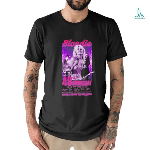 Blondie 49th Anniversary Thank You For The Memories T Shirt