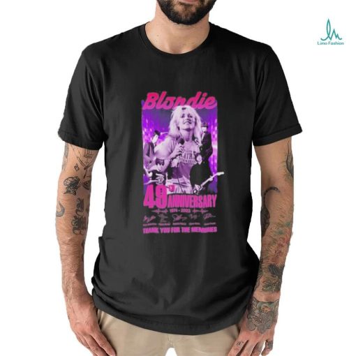 Blondie 49th Anniversary Thank You For The Memories T Shirt