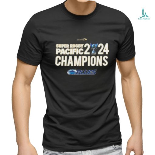 Blues Super Rugby Pacific 2024 Champions Vintage T Shirt