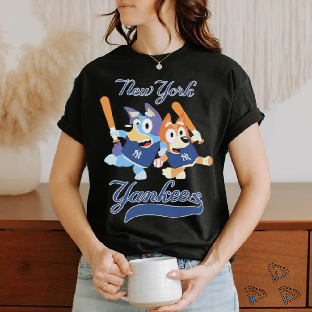 Bluey Heelers New York Yankees Baseball Team Fan T Shirt Bluey Heelers New York Yankees Baseball Team Fan T Shirt