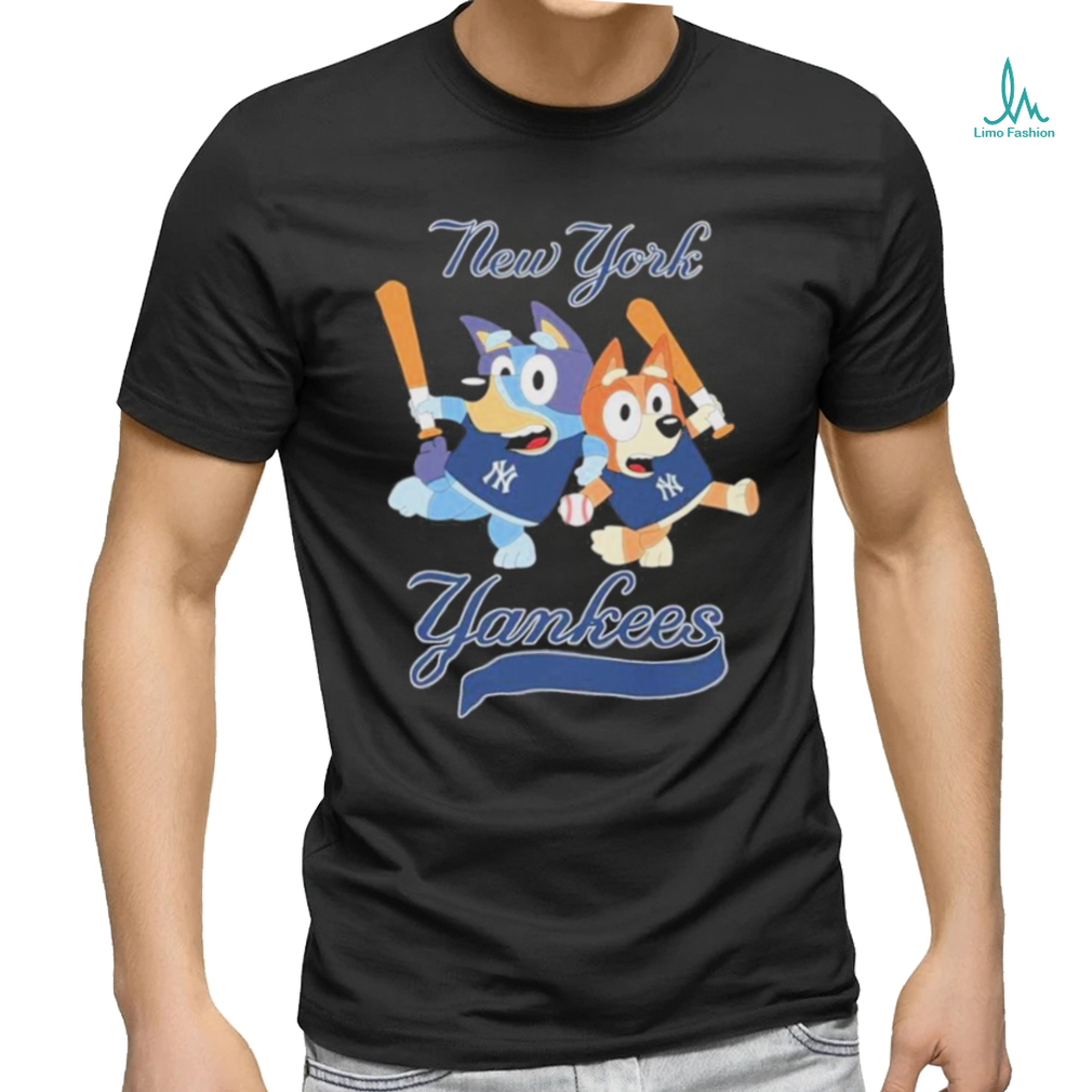 Bluey Heelers New York Yankees Baseball Team Fan T Shirt Bluey Heelers New York Yankees Baseball Team Fan T Shirt