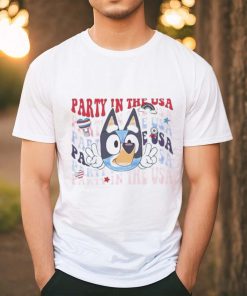 Bluey Party In The USA 4th Of July T Shirt