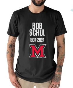 Bob Schul 1937 2024 Miami Redhawks shirt
