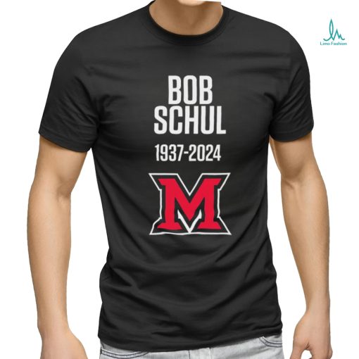 Bob Schul 1937 2024 Miami Redhawks shirt