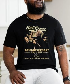 Bob seger anniversary thank you for the memories signatures shirt