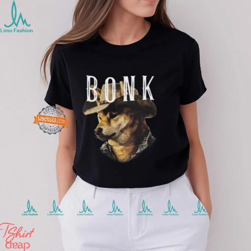 Bonk Cowboy Dog Shirt