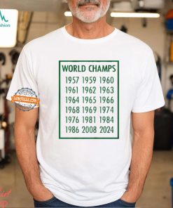 Boston Basketball 18 time World Champions 1957 2008 2024 Shirt