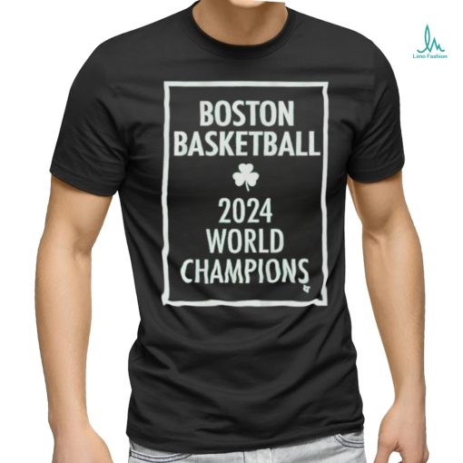 Boston Basketball 2024 World Champions Banner Shirt