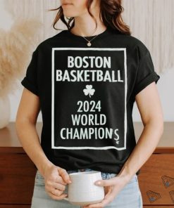 Boston Basketball 2024 World Champions Banner Shirt