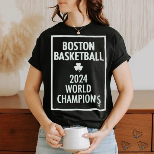 Boston Basketball 2024 World Champions Banner Shirt