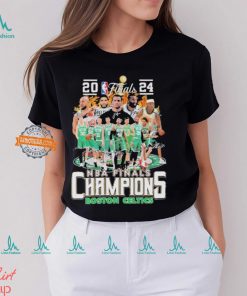 Boston Celtic 2024 NBA Finals Champions Basketball Signature T Shirt