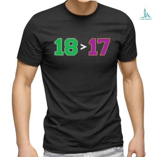 Boston Celtics 18 Bigger Los Angeles 17 Banners Shirt