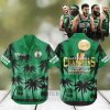 NFL Detroit Lions Palm Tree Tropical Summer Hawaiian Shirt