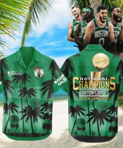 Boston Celtics 18 Time Finals Champions NBA 2024 Hawaiian Shirt