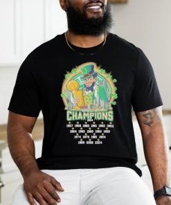 Boston Celtics 18 Times Of Wining 2023 2024 NBA Champions Fan T Shirt