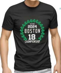 Boston Celtics 18th Championship 18 Clovers Rings Shirt, hoodie, sweater, long sleeve and tank top Boston Celtics 18th Championship 18 Clovers Rings Shirt