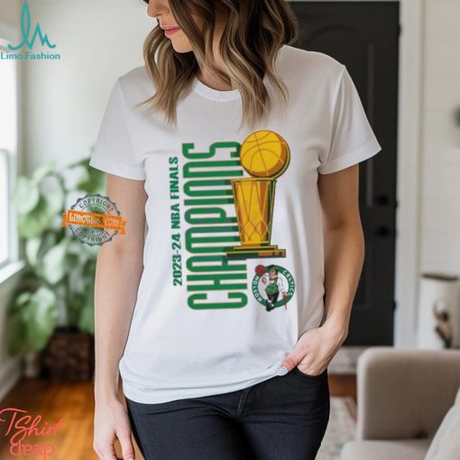 Boston Celtics 2023 2024 NBA Finals Champions Two Sides Print Vintage T Shirt