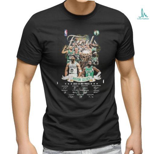 Boston Celtics 2023 24 NBA Finals Signature T Shirt