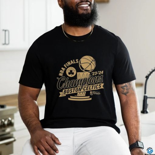 Boston Celtics 2024 NBA Finals Champions Defensive Rotation Trophy T Shirt