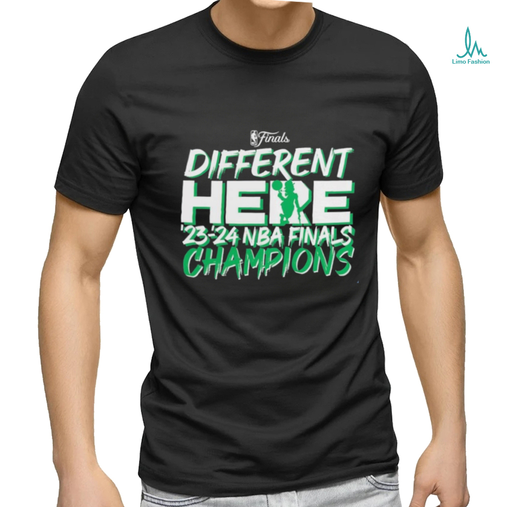 Boston Celtics 2024 NBA Finals Champions Different Here Shirt Boston Celtics 2024 NBA Finals Champions Different Here Shirt