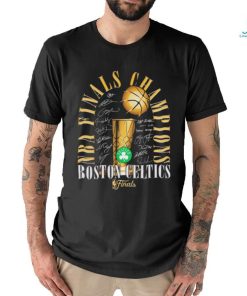 Boston Celtics 2024 NBA Finals Champions Fade Away Jumper Roster Signature Shirt