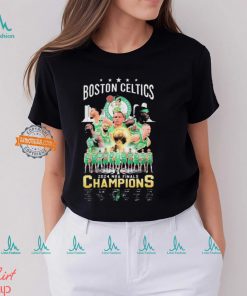 Boston Celtics 2024 NBA Finals Champions True Winner Signatures shirt