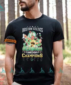 Boston Celtics 2024 NBA Finals Champions True Winner Signatures shirt