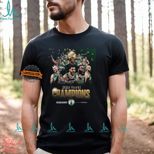 Boston Celtics 2024 World Champions Poster Shirt