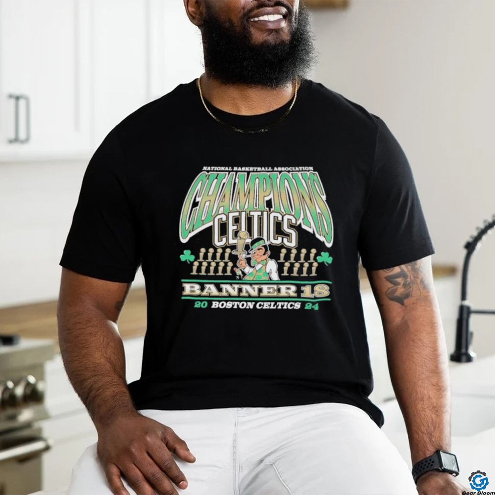 Boston Celtics ’47 18 Time NBA Finals Champions Banner Franklin Shirt Boston Celtics ’47 18 Time NBA Finals Champions Banner Franklin Shirt