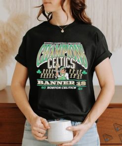 Boston Celtics ’47 18 Time NBA Finals Champions Banner Franklin Shirt