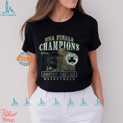 Boston Celtics ’47 2024 NBA Finals Champions Courtside Franklin T Shirt