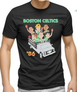 Boston Celtics 86 Driving Car Celts Finish NBA 2024 T shirt