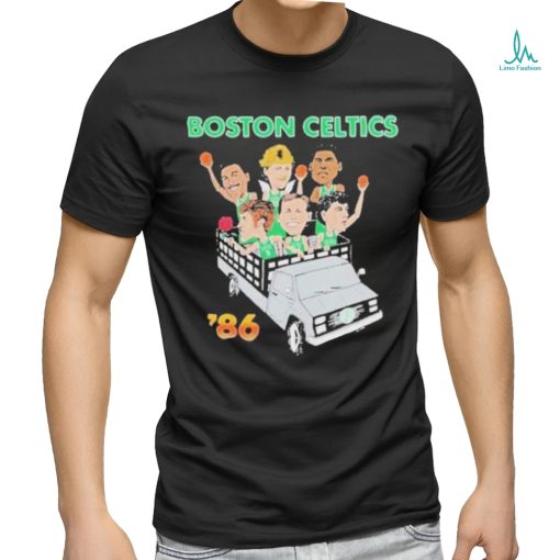 Boston Celtics 86 Driving Car Celts Finish NBA 2024 T shirt