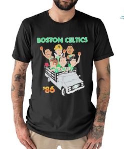 Boston Celtics 86 Driving Car Celts Finish NBA 2024 T shirt