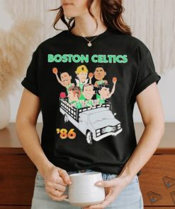 Boston Celtics 86 Driving Car Celts Finish NBA 2024 T shirt